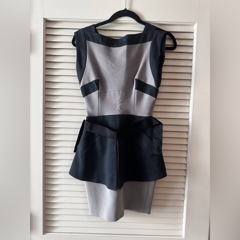 Victoria Beckham 2010 peplum-waist dress 35 Black Lively Gossip Girl Blair Waldo
